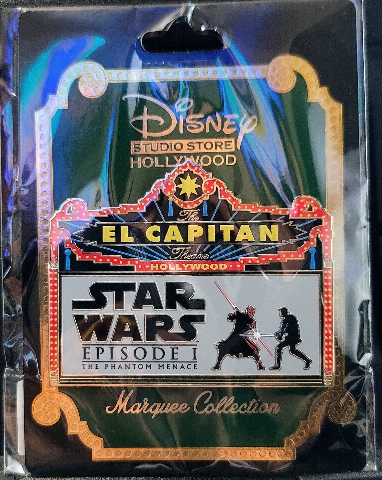 Disney DSF Hollywood DSSH Star Wars EP 1 Phantom Menace 25th Marquee LE 300 Pin