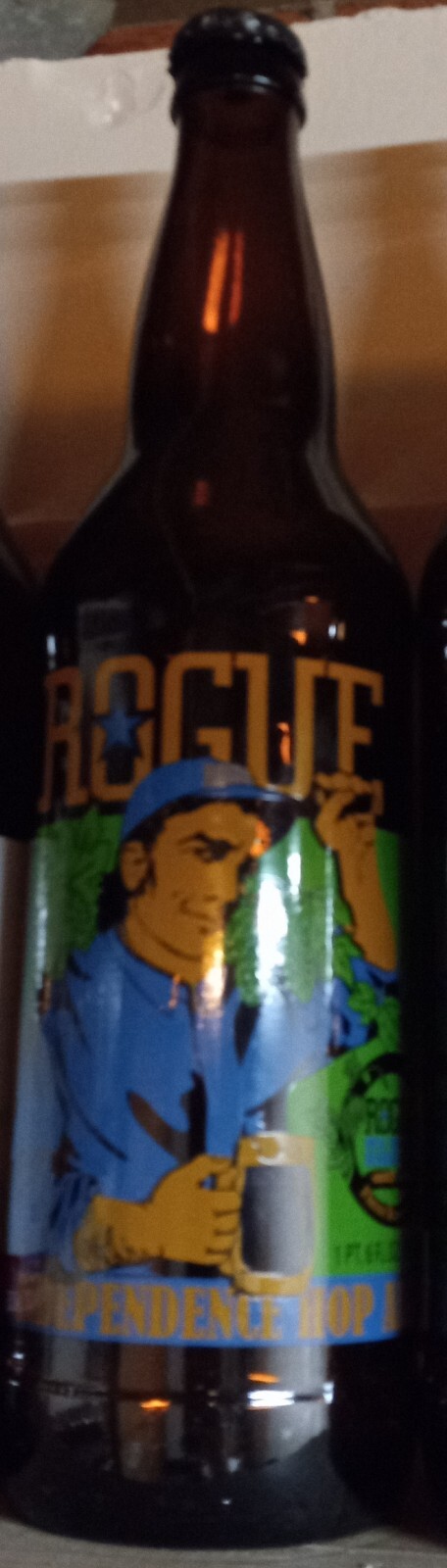 Vintage Rogue Ales Brewing Independence Hop Ale 22oz Oregon Craft Beer Bottle