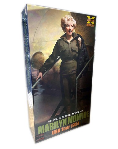 X-Plus 022699 1/8 Marilyn Monroe USO Tour 1954 Plastic Model Kit