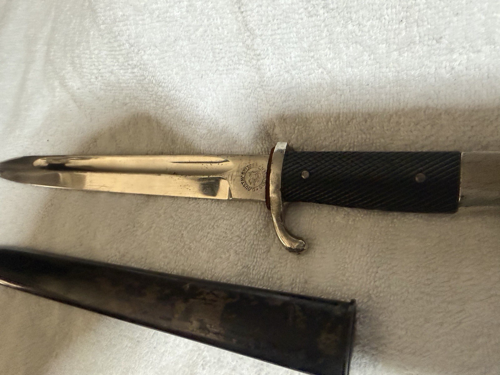 WWII Era Gustav Spitzer German Dress Parade Bayonet Mauser K98 Solingen Germany