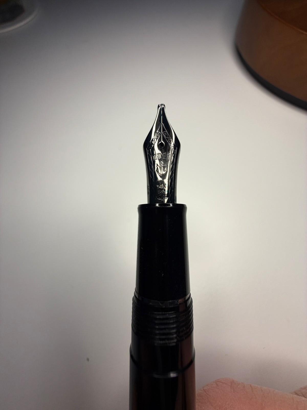 Sailor 1911S Trinity Fountain Pen - Black IP Trim, 14K Music Nib