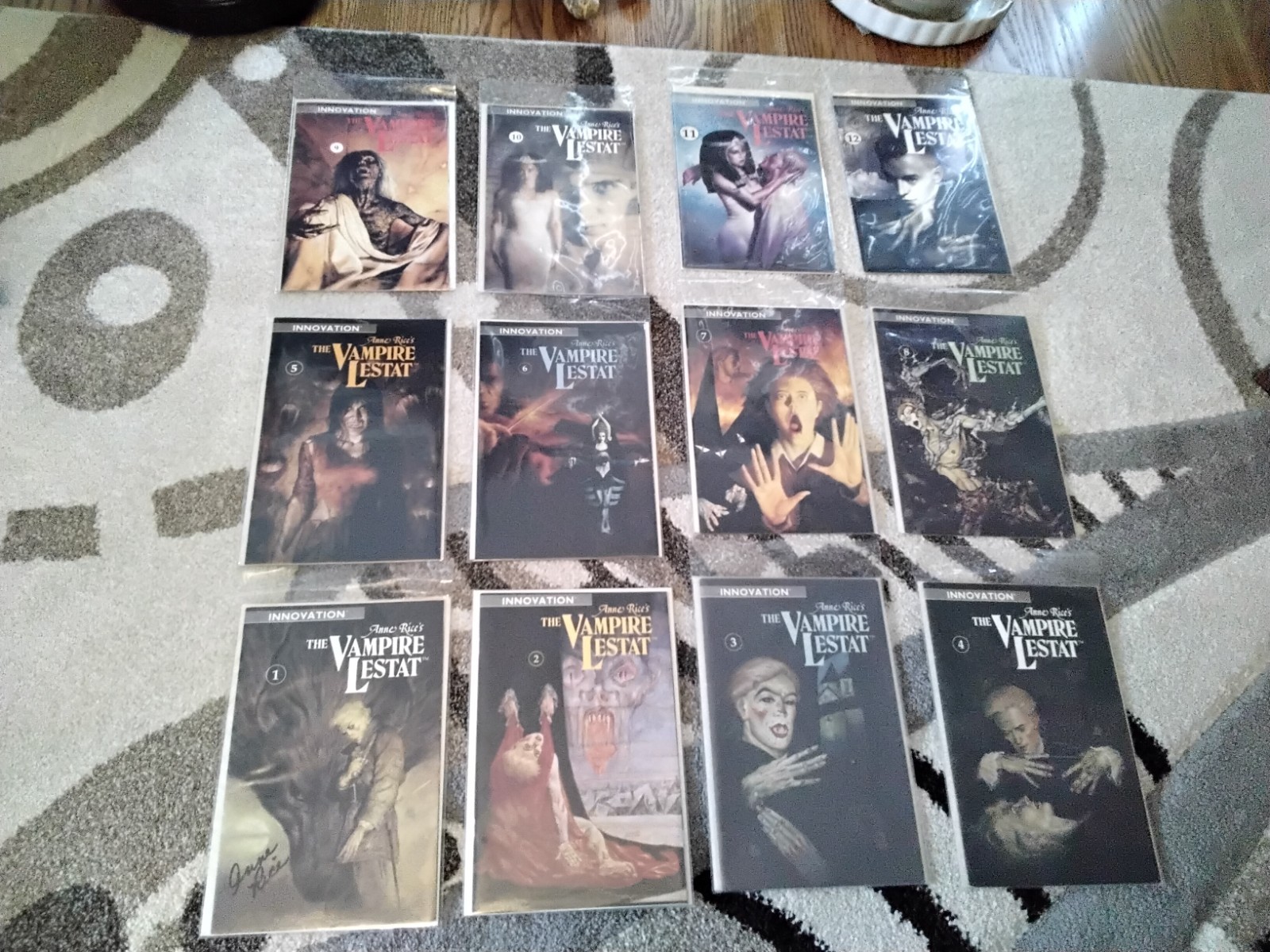 Innovation Comics Anne Rice’s The Vampire Lestat Complete 1-12 Anne Rice Signed
