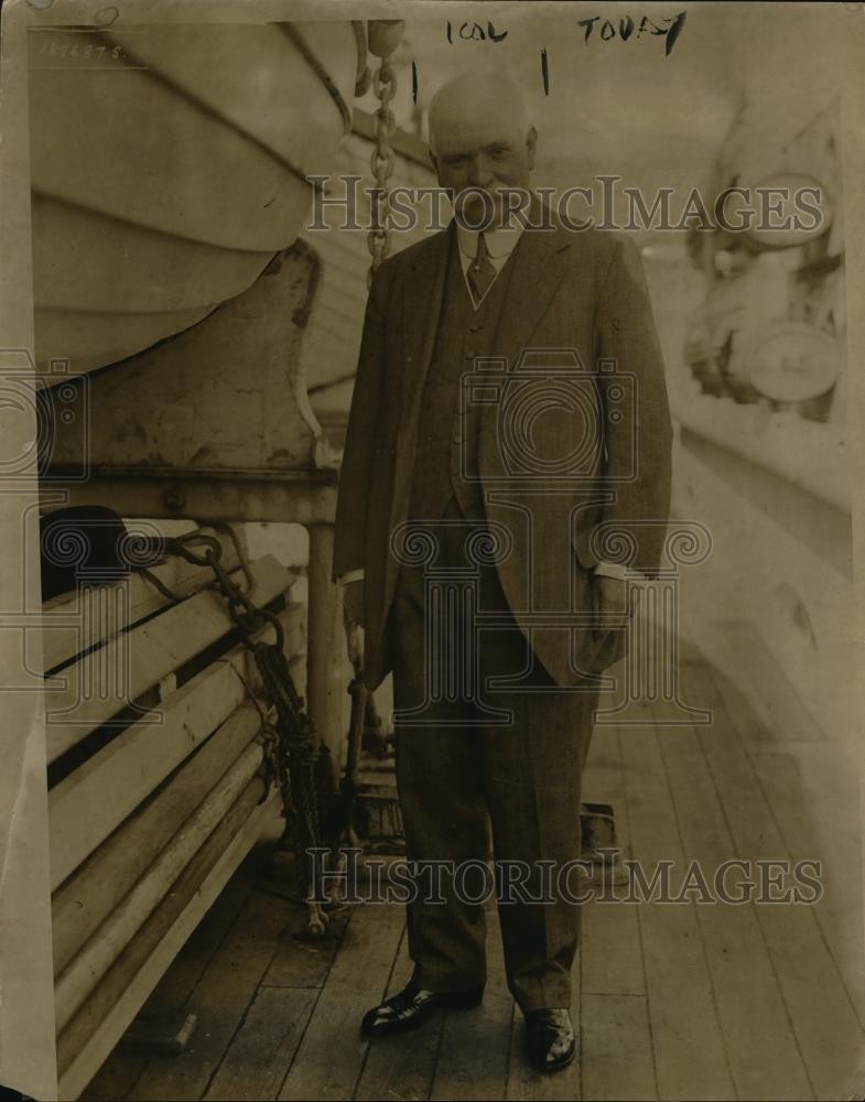 1915 Press Photo Sir Edward Holden mgr director London & Midland Bank 1915 Press Photo Sir Edward Holden mgr director London & Midland Bank