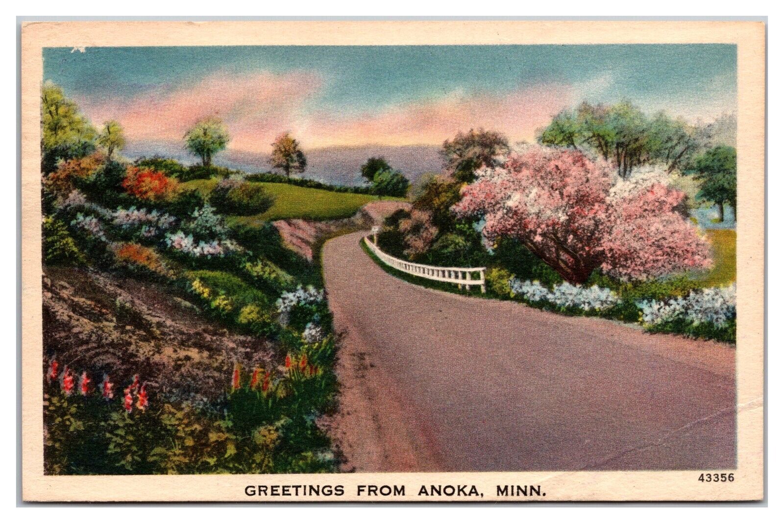 Greetings From Anoka, Minnesota Postcard