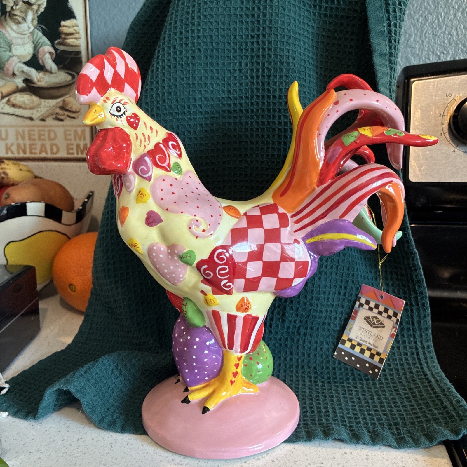 Poultry In Motion 16241 Sharon Neuhaus Westland Giftware Chicken Hearted VTG Poultry In Motion 16241 Sharon Neuhaus Westland Giftware Chicken Hearted VTG