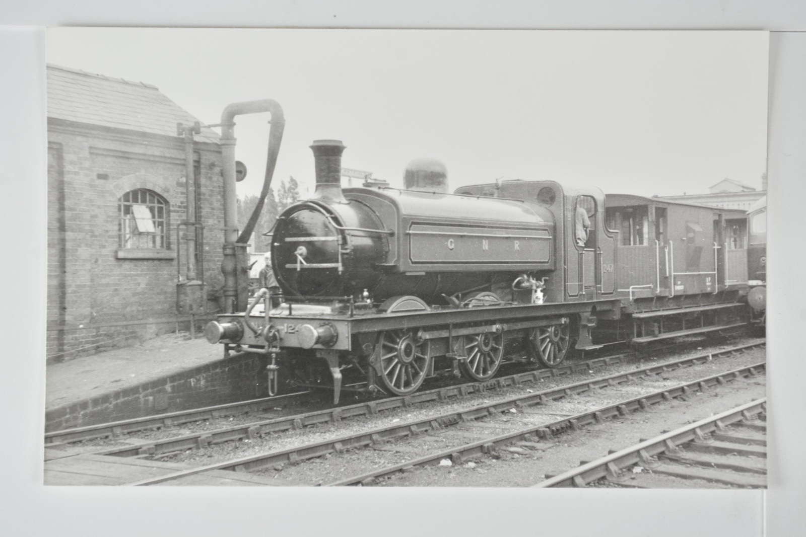 Steam Locomotive Gnr 1247 Hatfield Railway Station 1961 Photo 90s Print