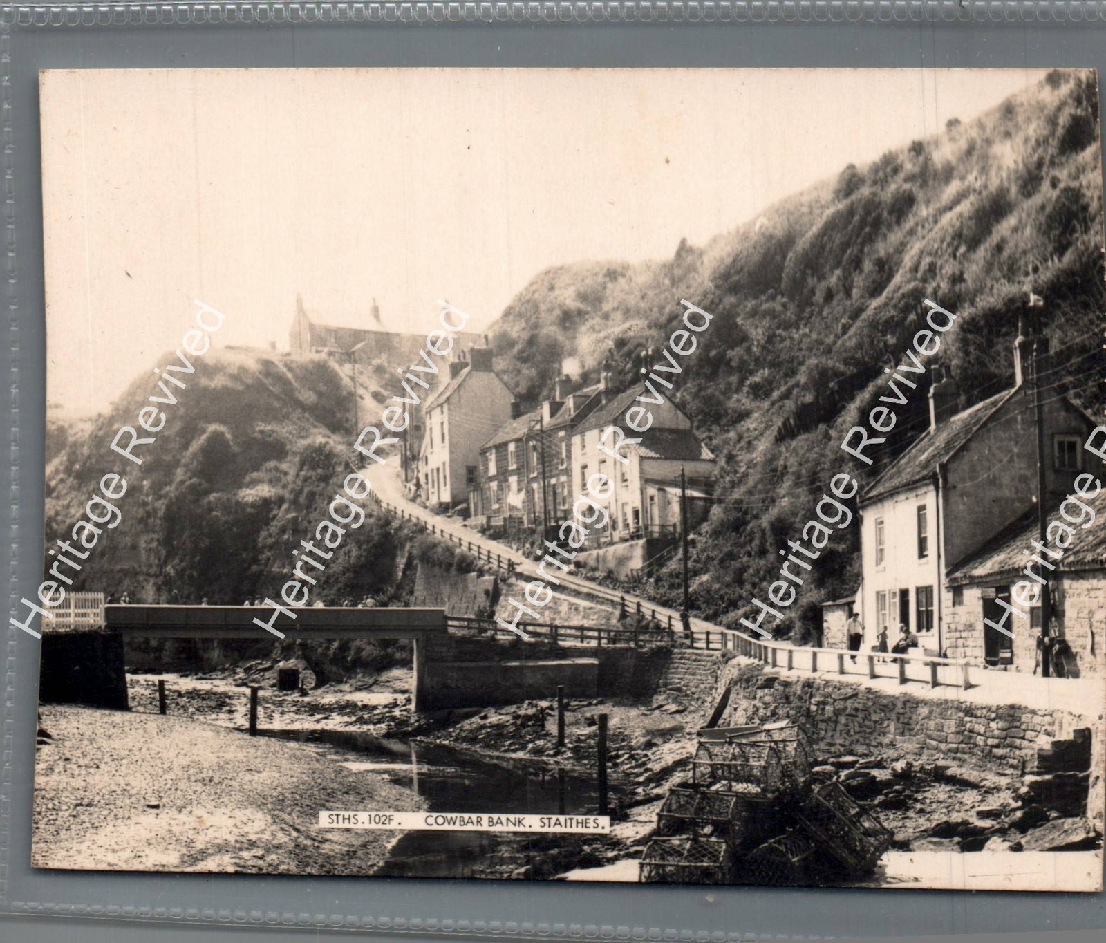 VINTAGE STAITHES COWBAR BANK YORKSHIRE COASTAL VILLAGE FRITHS SERIES POSTCARD VINTAGE STAITHES COWBAR BANK YORKSHIRE COASTAL VILLAGE FRITHS SERIES POSTCARD