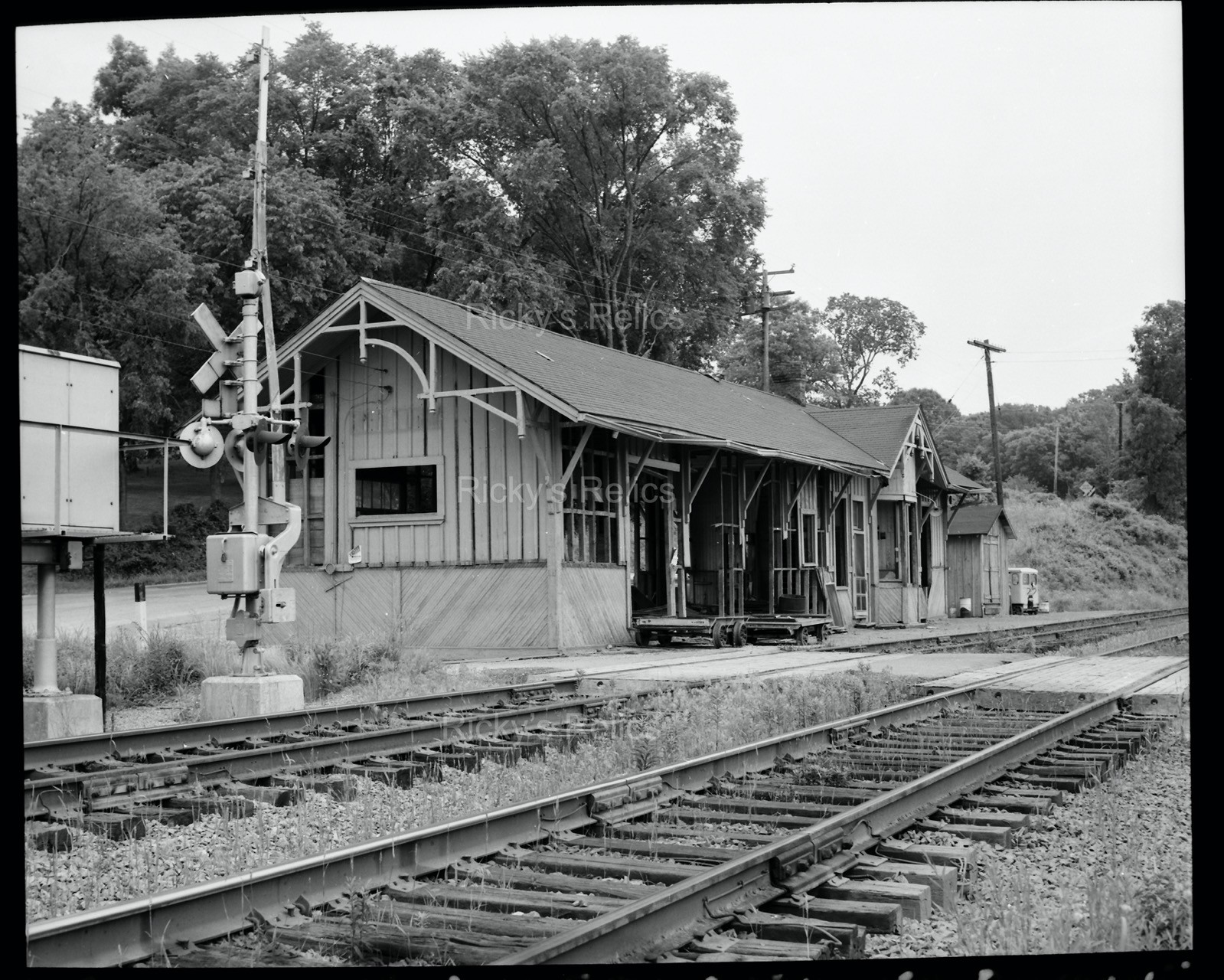Original Negative C&O Depot Maidens VA 1973 Chesapeake Ohio