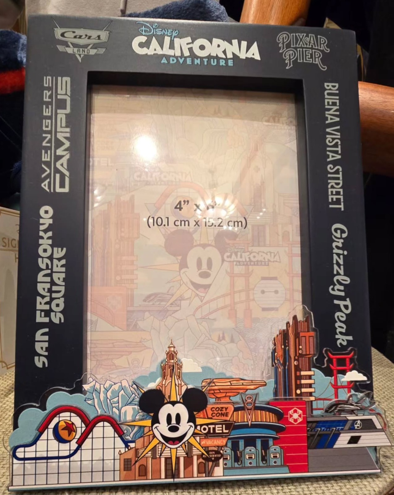 Disney Disneyland California Adventure Attractions Photo Frame New 2026