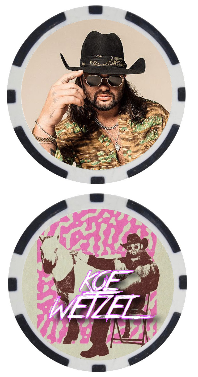 KOE WETZEL - COUNTRY STAR - POKER CHIP - ***SIGNED/AUTO***