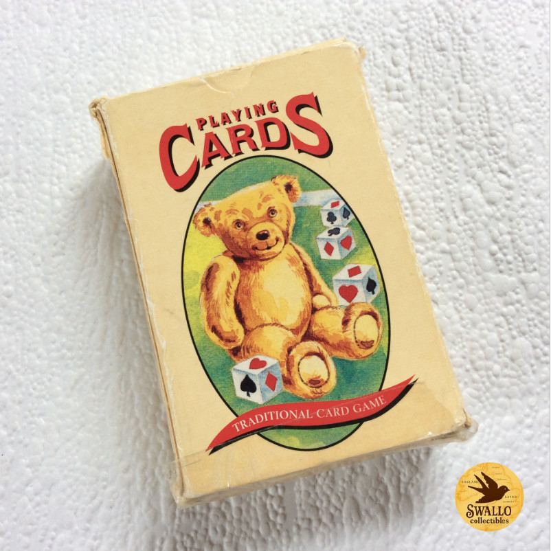 Vintage Teddy Bear playing cards by Peter Wood - Lyons Quickbrew Tea - 56 cards