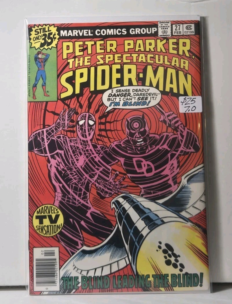 Spectacular Spider-Man 27 FN/VF 7.0 First Frank Miller on Daredevil