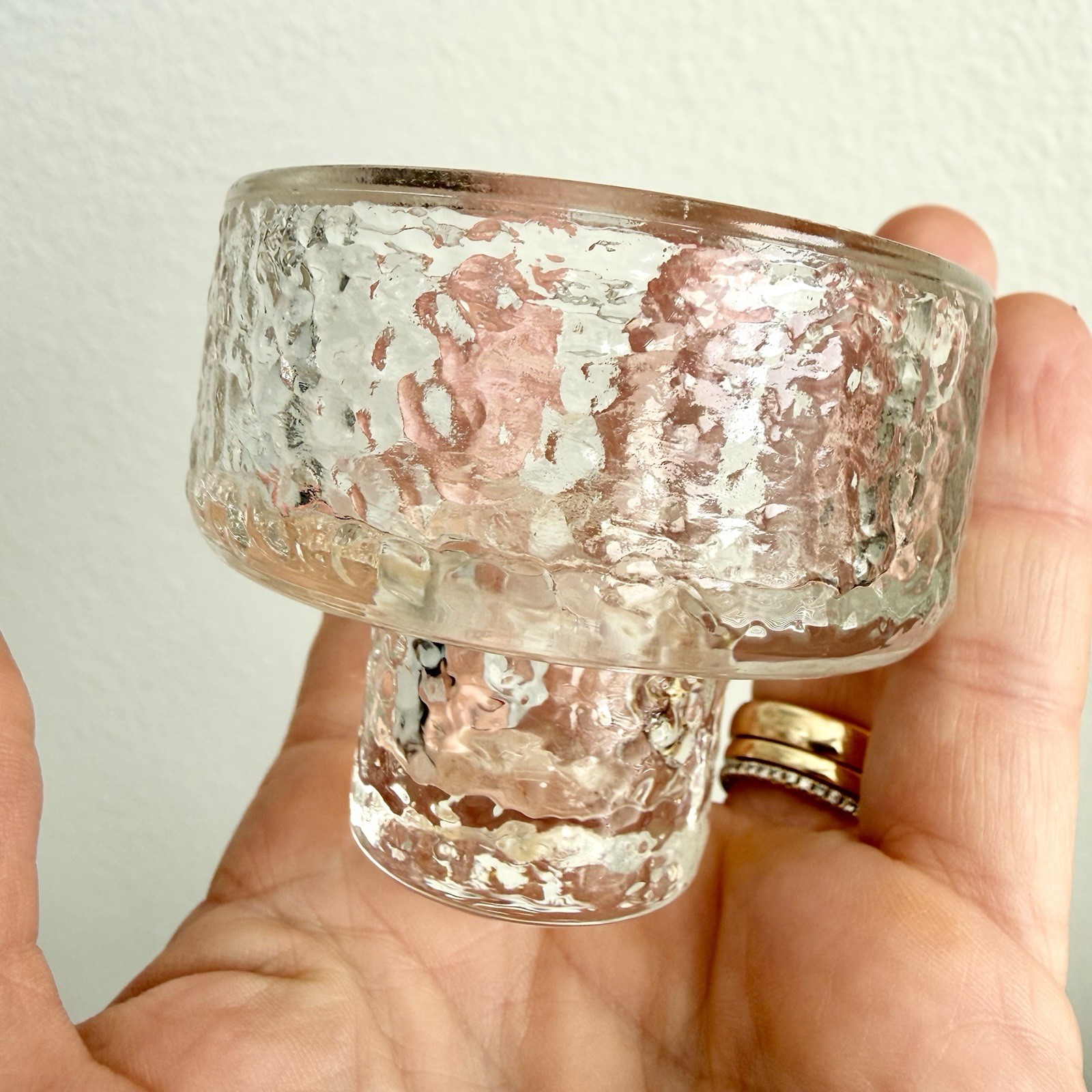 Erik Hoglund Mid Century Modern Swedish Replacement Glass Candleholder MCM