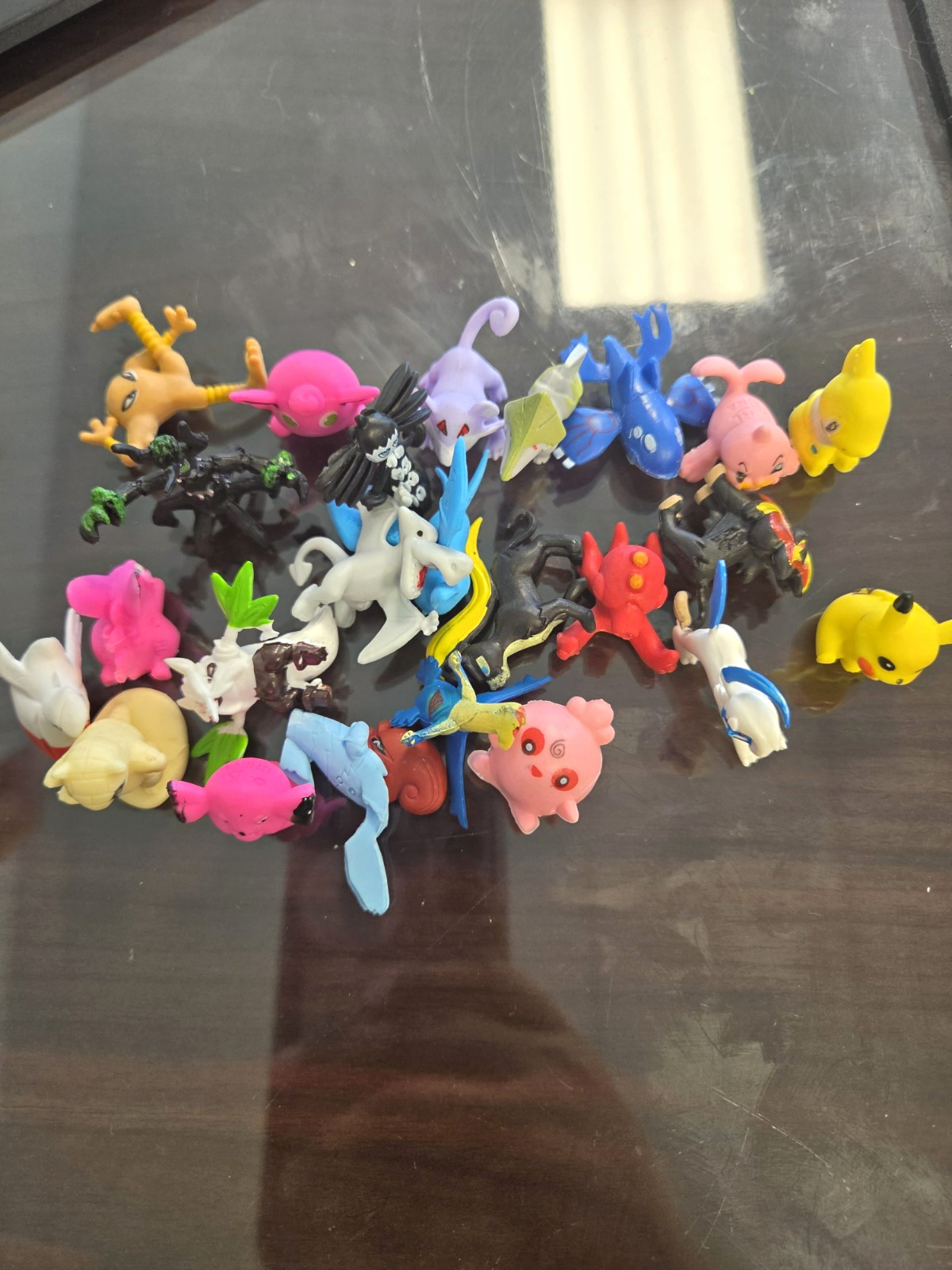 Pokémon Plastic Miniature Figurine Lot - Pikachu Clefairy Snorlax Mini
