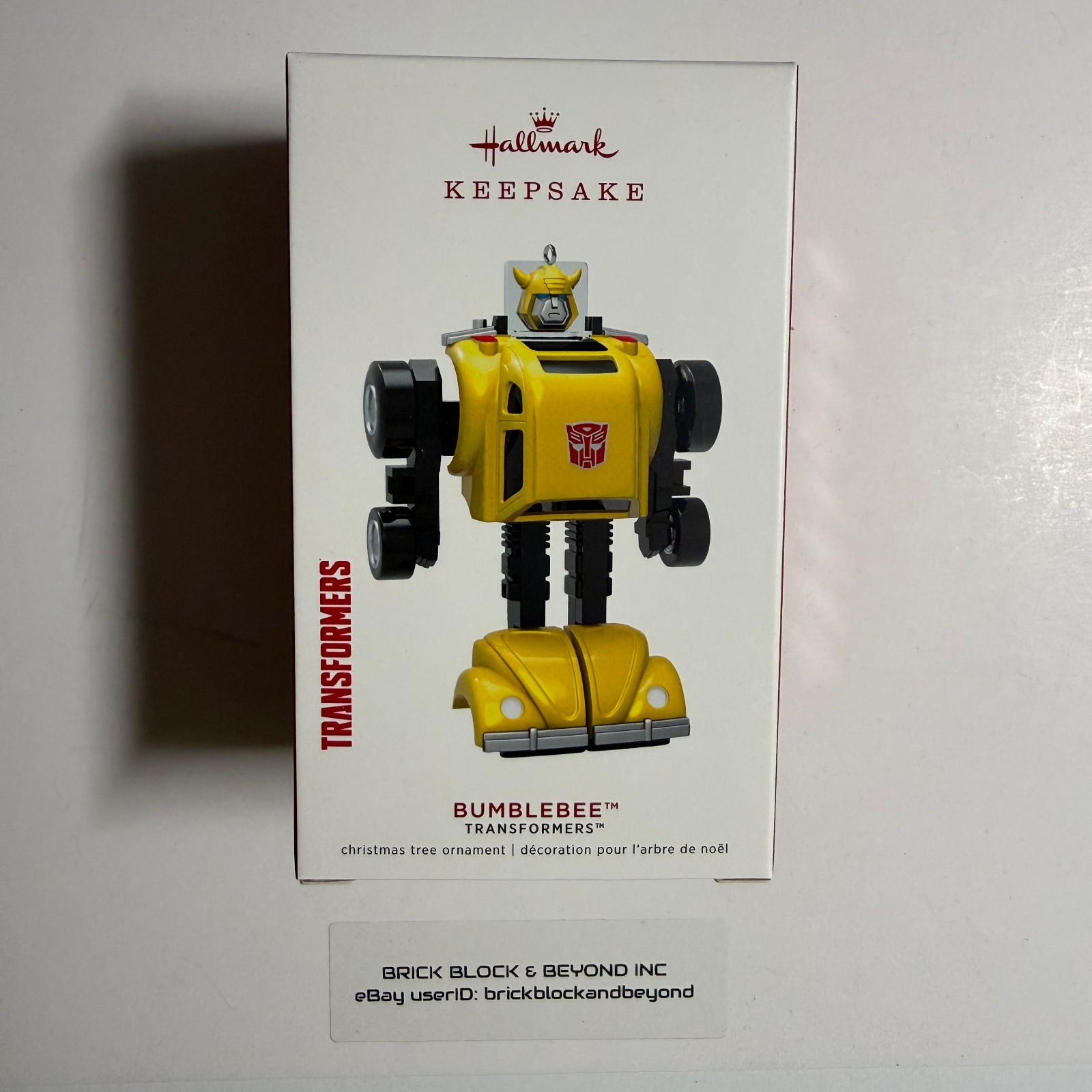 Hallmark Keepsake Ornament 2019 Transformers Bumblebee G1 New in Box Hallmark Keepsake Ornament 2019 Transformers Bumblebee G1 New in Box