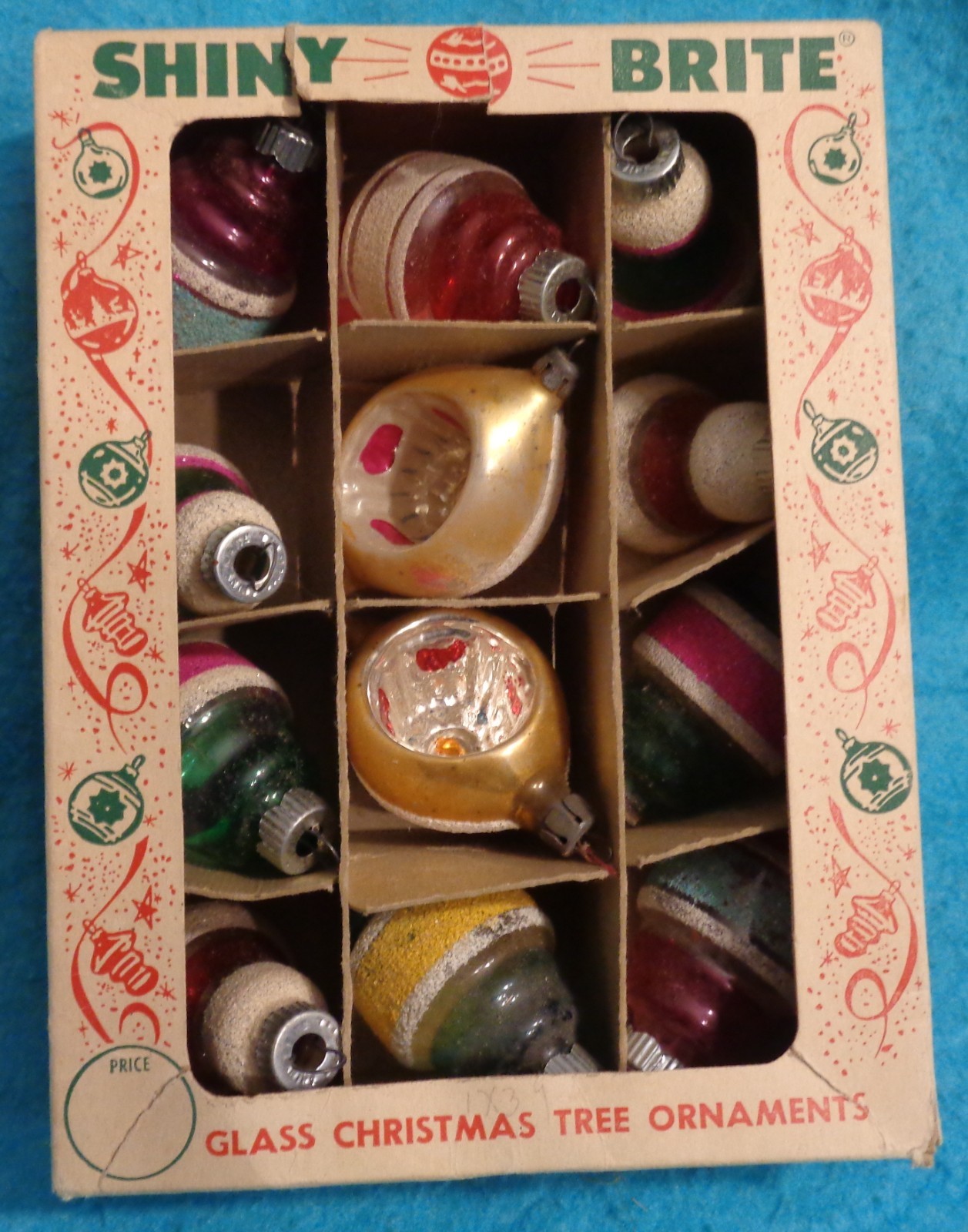 12 Vintage Christmas Ornaments Most Shiny Brite With Box 12 Vintage Christmas Ornaments Most Shiny Brite With Box