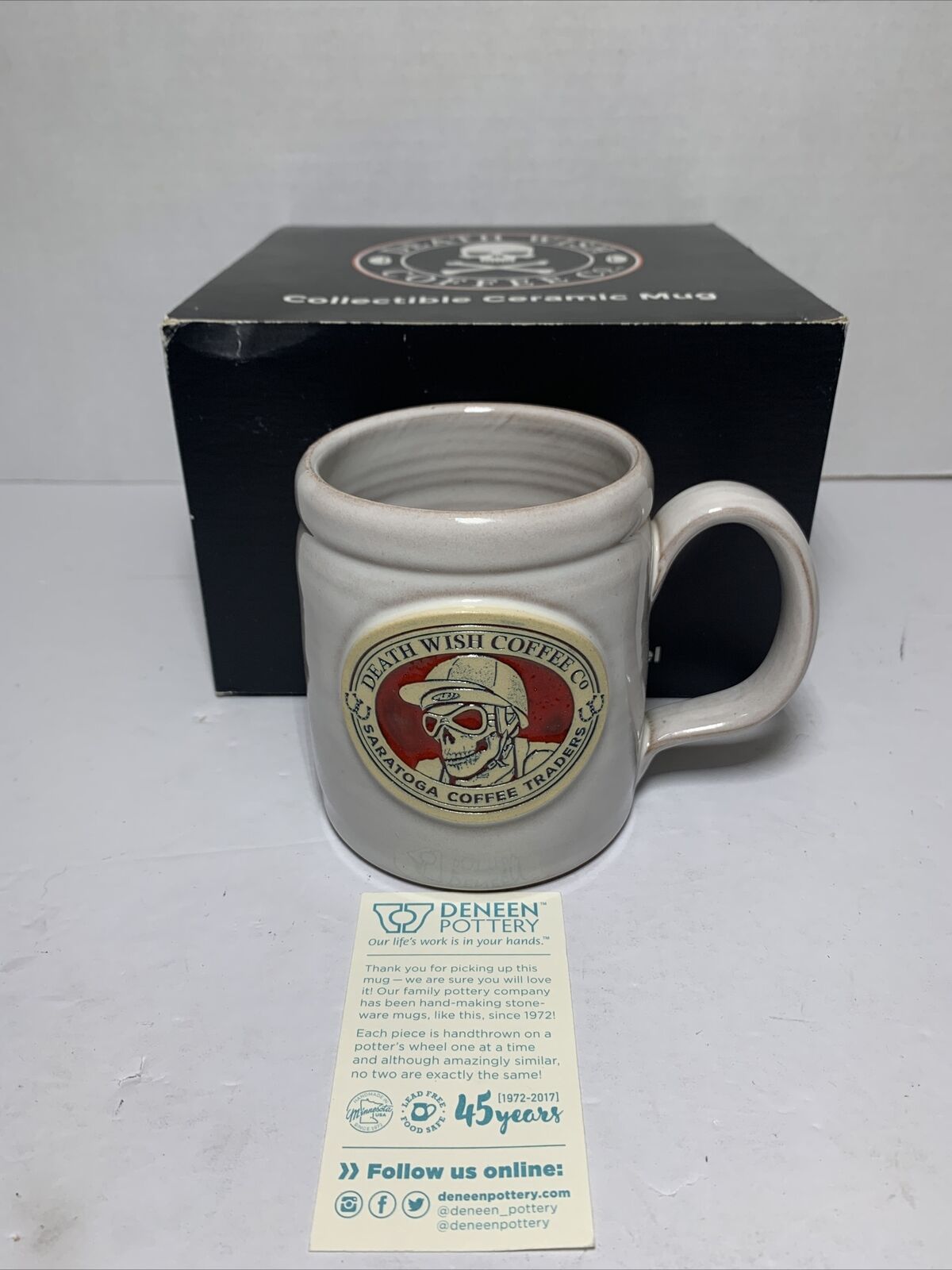 Death Wish Coffee Company Saratoga Coffee Traders 2017 Mug #1006/1200
