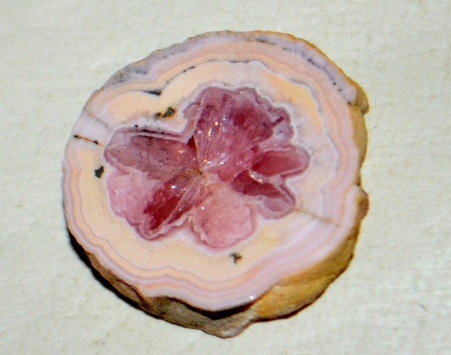 7 PCS LOT Rhodochrosite Trapiche Stalactite flower  from Argentina * Bulk