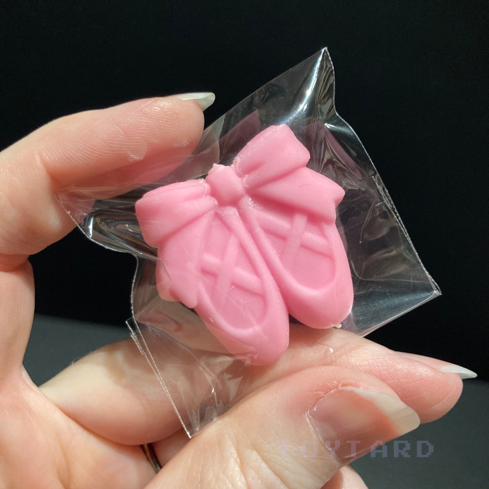 VTG 80s Sanrio Petite Plie Chunky Pastel Pink BALLET Slippers ERASER Sealed NOS
