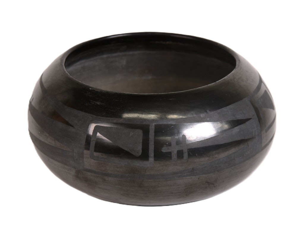 San Ildefonso Pueblo Pottery By Maria and Julian; Signed \