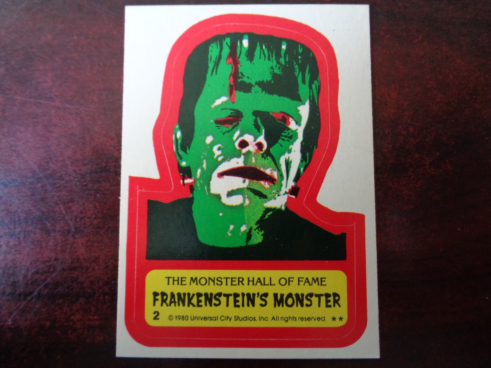 1980 Universal City Studios Monster Hall of Fame Frankenstein's Monster #2 Stick