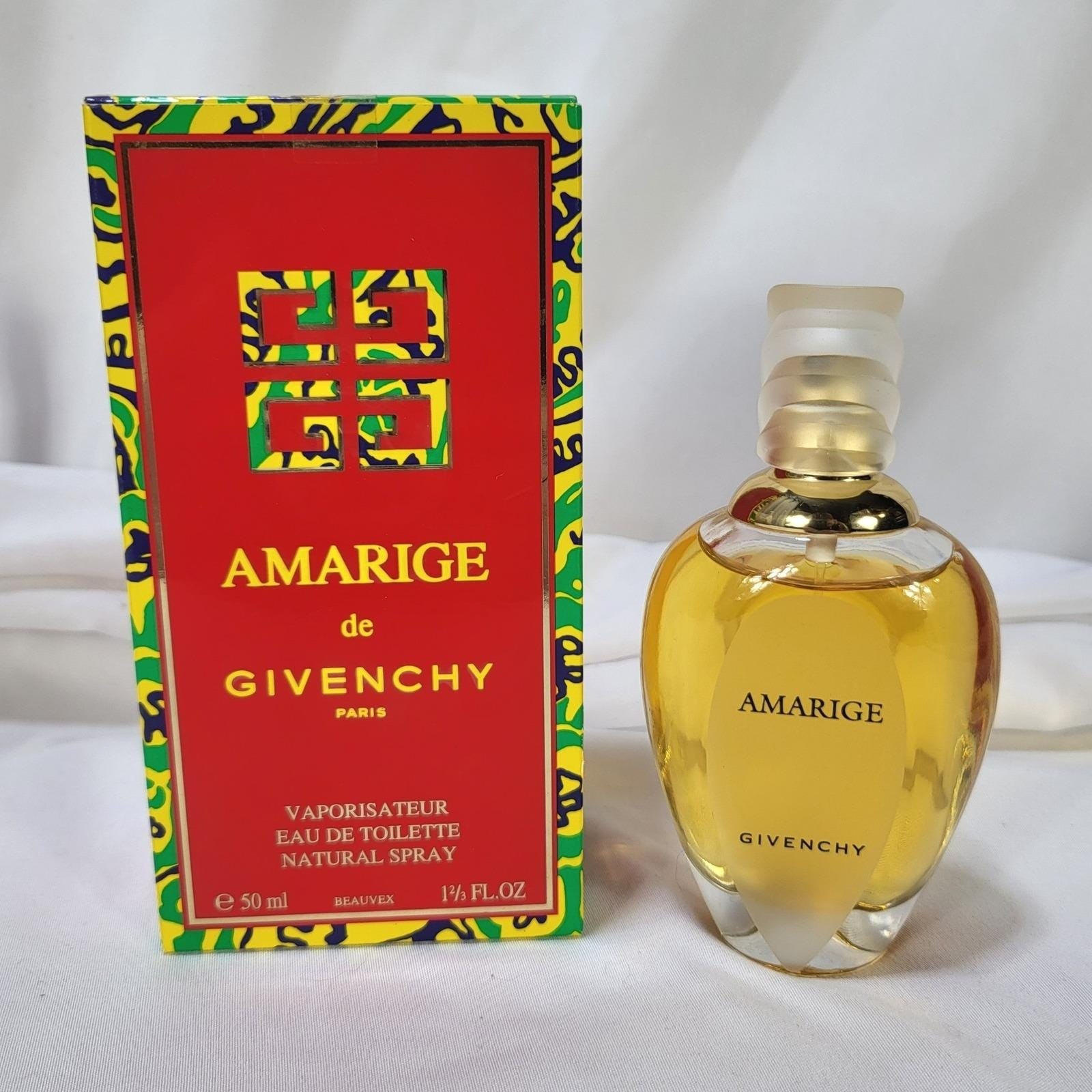 Givenchy Amarige Eau de Toilette Spray 50ml 1.7 oz Vintage Perfume w/ Box France