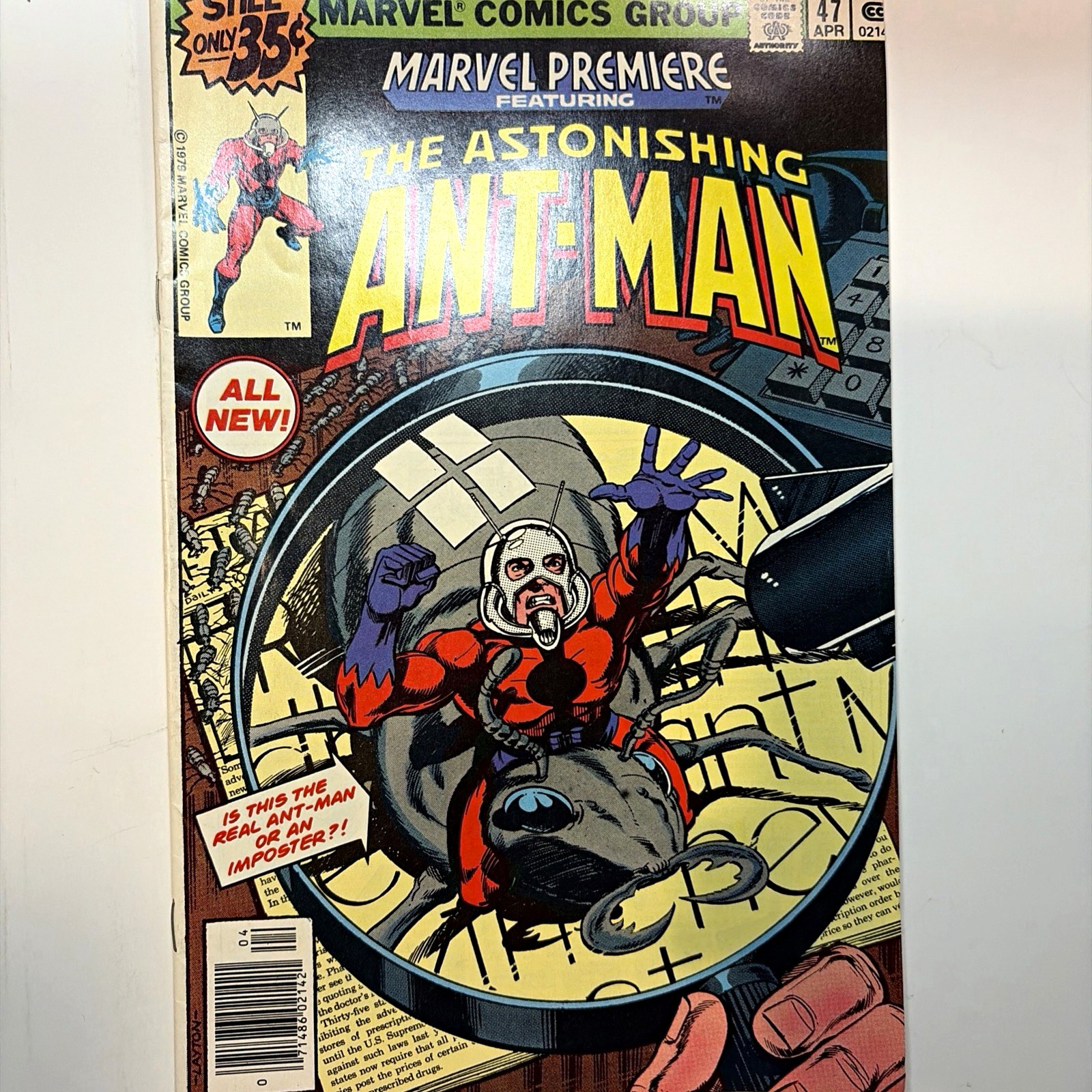 Marvel Premiere #47 (Marvel Comics April 1979) feat. Astonishing Ant-Man