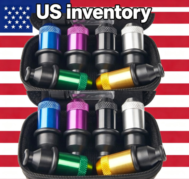 12 Pc Sneak a Toke Mini One Hitter Metal  Portable Smoking Pipe With Tool 🎁