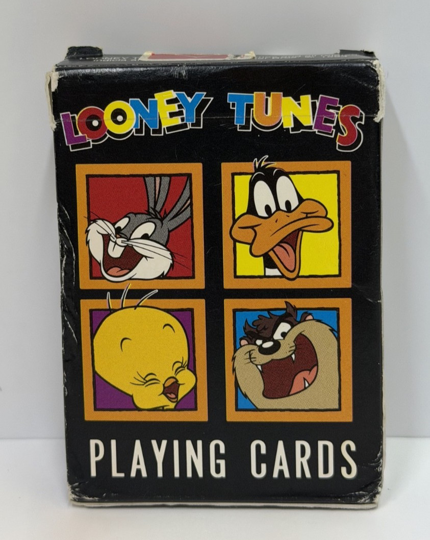 Looney Tunes Playing Cards with Characters ~ Complete Bicycle Deck Vintage 1993