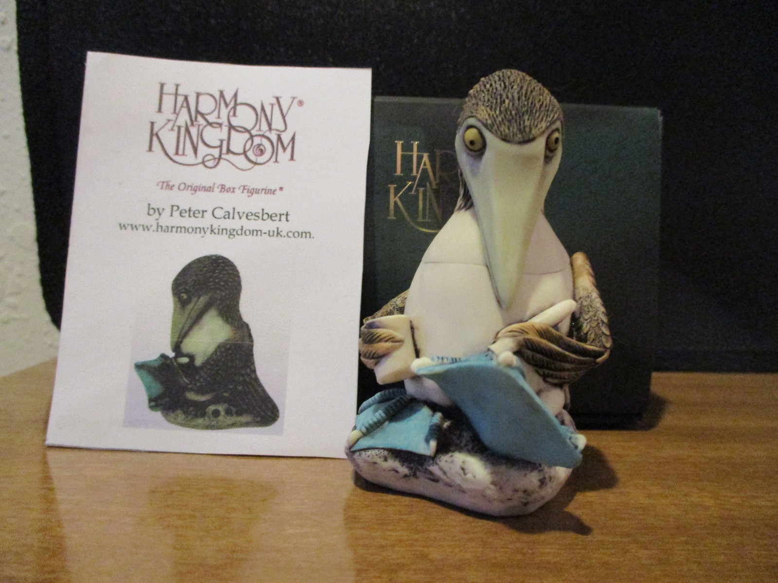 Harmony Kingdom Web Design Blue Footed Booby UK Made Box Figurine LE 200 RARE