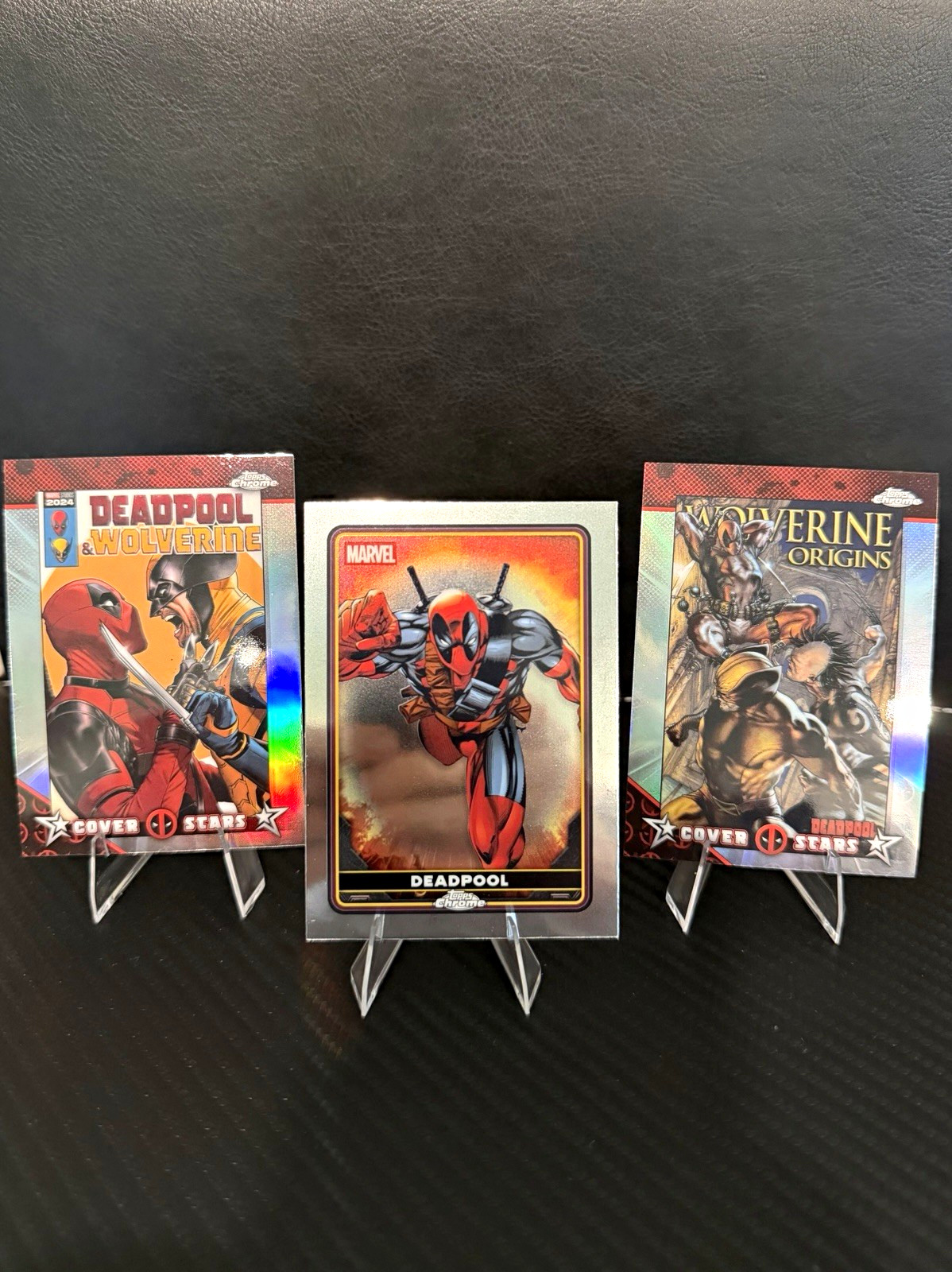2025 Topps Chrome Marvel Deadpool 3 Card Lot #1 CS-14 CS-25 Wolverine