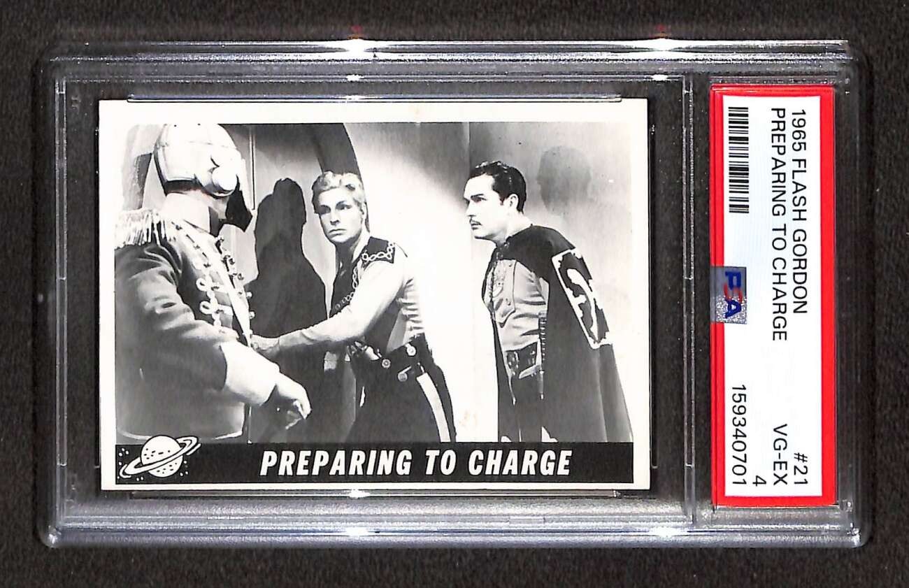 1965 Topps Flash Gordon 21 Preparing to Charge  PSA 4 VGEX C106773