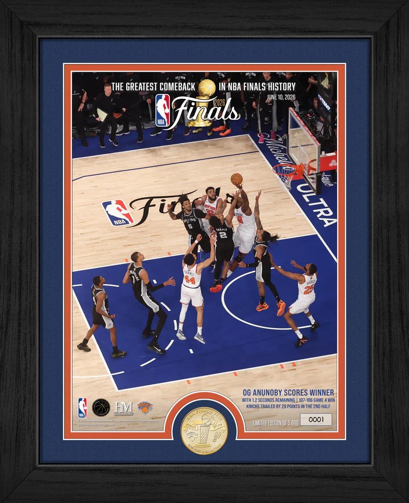 OG Anunoby The Greatest Comeback NBA Finals 2026 Game 4 Bronze Coin Photo Mint F