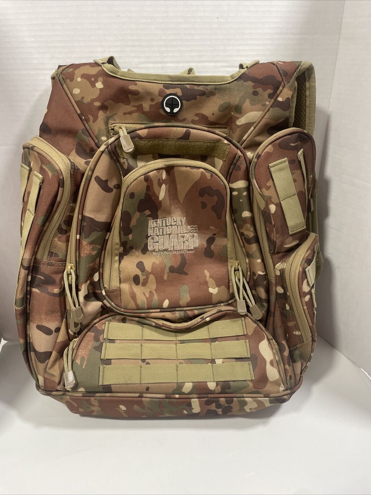 US ARMY Kentucky National Guard Large Tactical Digital Camo Laptop Backpack