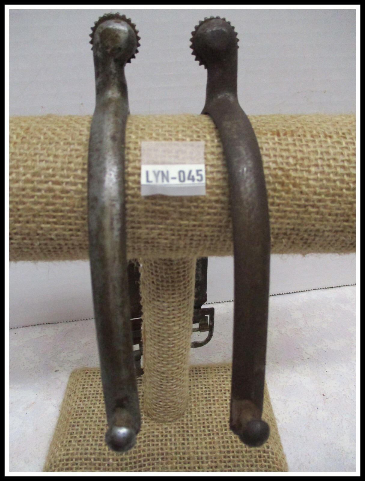 Antique BLOOD LETTING Extra Sharp ANTIQUE Metal Spurs with Buckles Some Rust Antique BLOOD LETTING Extra Sharp ANTIQUE Metal Spurs with Buckles Some Rust