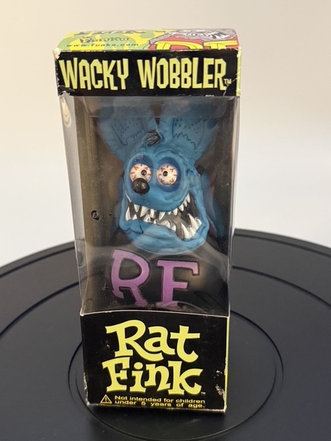 VRHTF Vtg NHRA Cool Original Rat Fink Roth Ed Big Daddy Bobblehead Wacky Wobbler