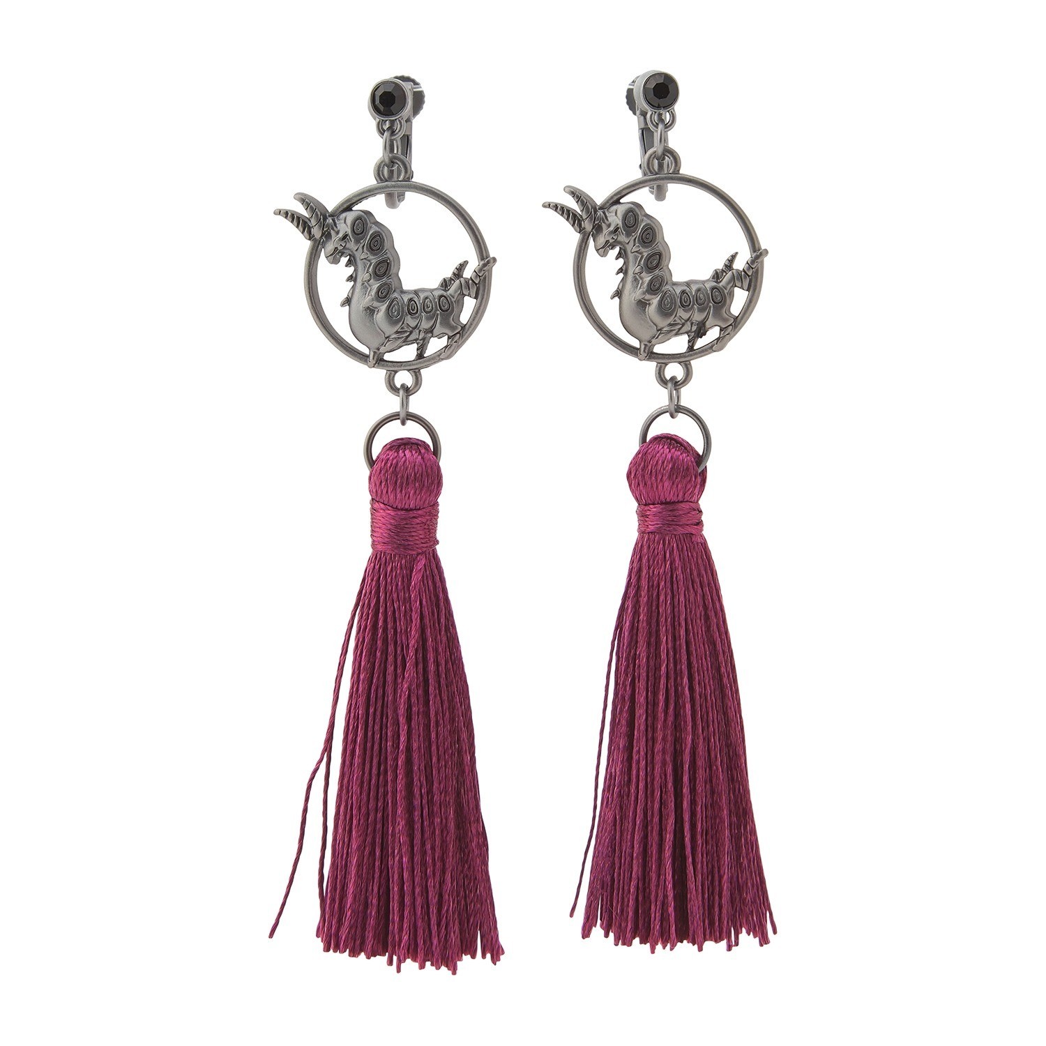 2026 Halloween Pokemon Center Original Scolipede Pierced Earrings Tassel