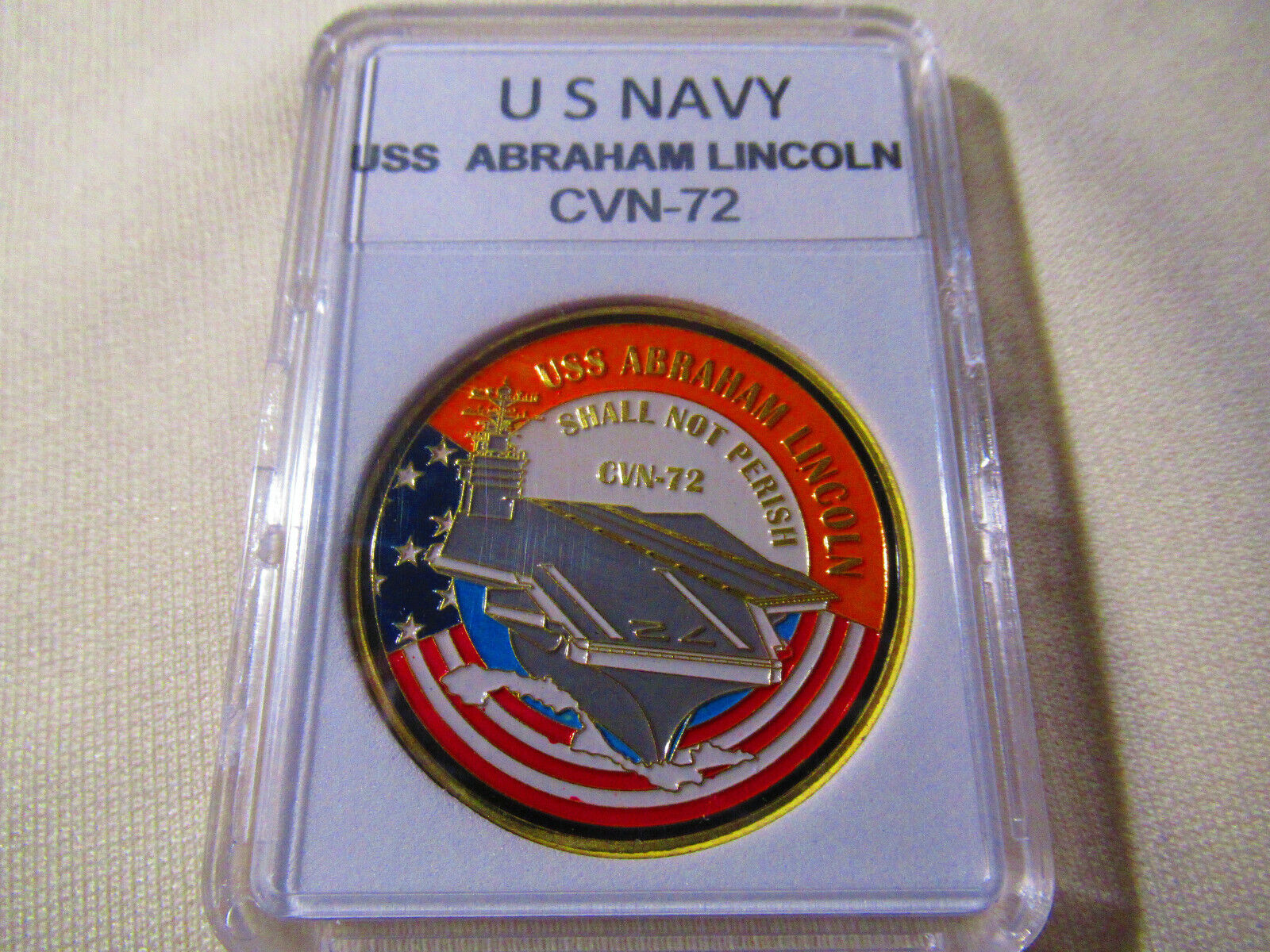 US NAVY USS ABRAHAM LINCOLN CVN-72 Challenge Coin