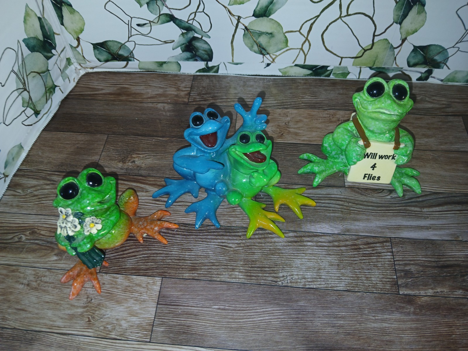 Vintage Kitty's Critters Frog Set 3 Just Because, Joe & Buddies 2007 & 2008