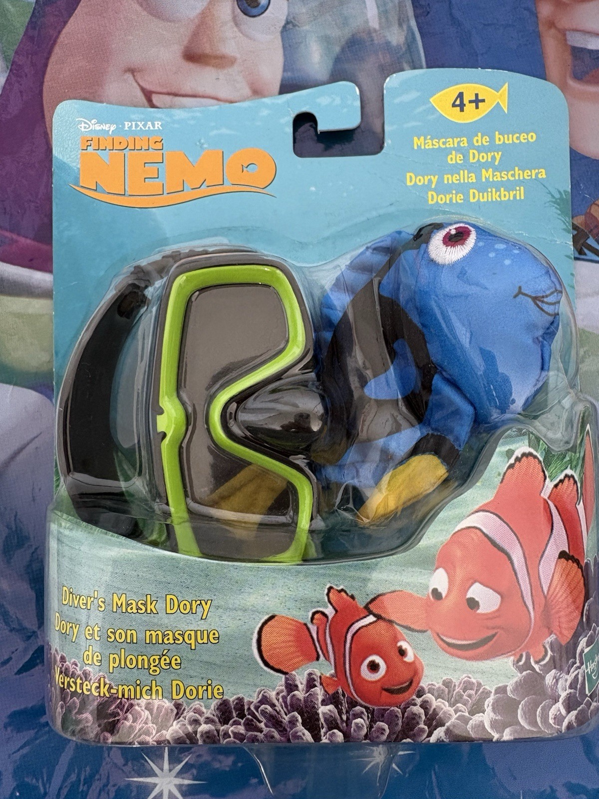 Vintage 2003 Hasbro Disney Pixar Finding Nemo Diver’s Mask Dory Toy Seal