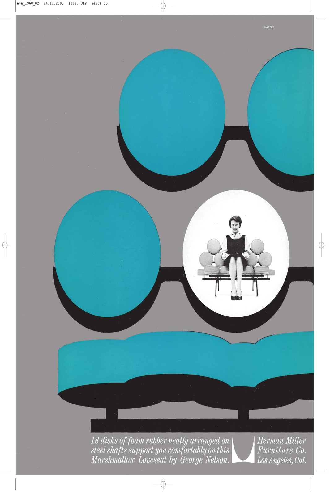 🎨 Iconic 1950s Herman Miller Furniture Poster - 24x36” - Premium Matte Paper