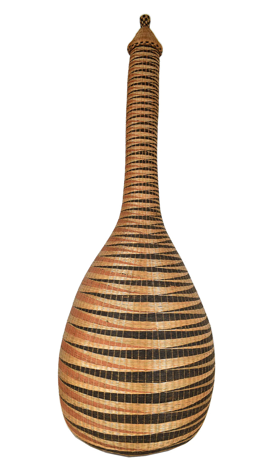 Tutsi Tight Weave Wedding Basket Vase Rwanda 39 inch