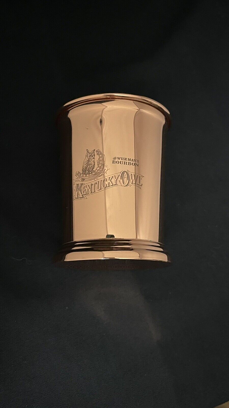 Wiseman’s Bourbon Kentucky Owl Copper Metal Cup