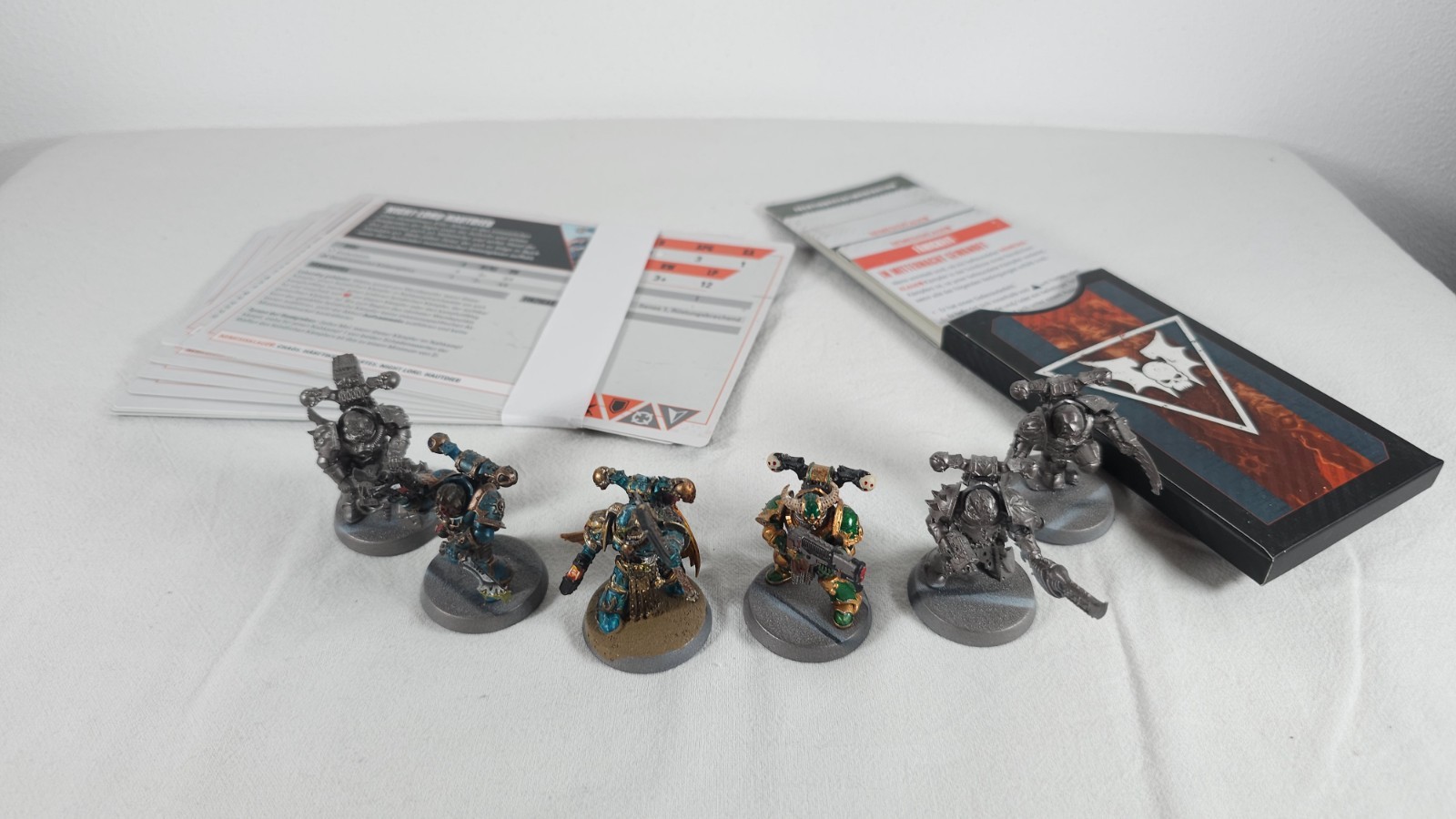 Warhammer 40K Kill Team Nemesis Claw Night Lords 6 Models + Cards German GW