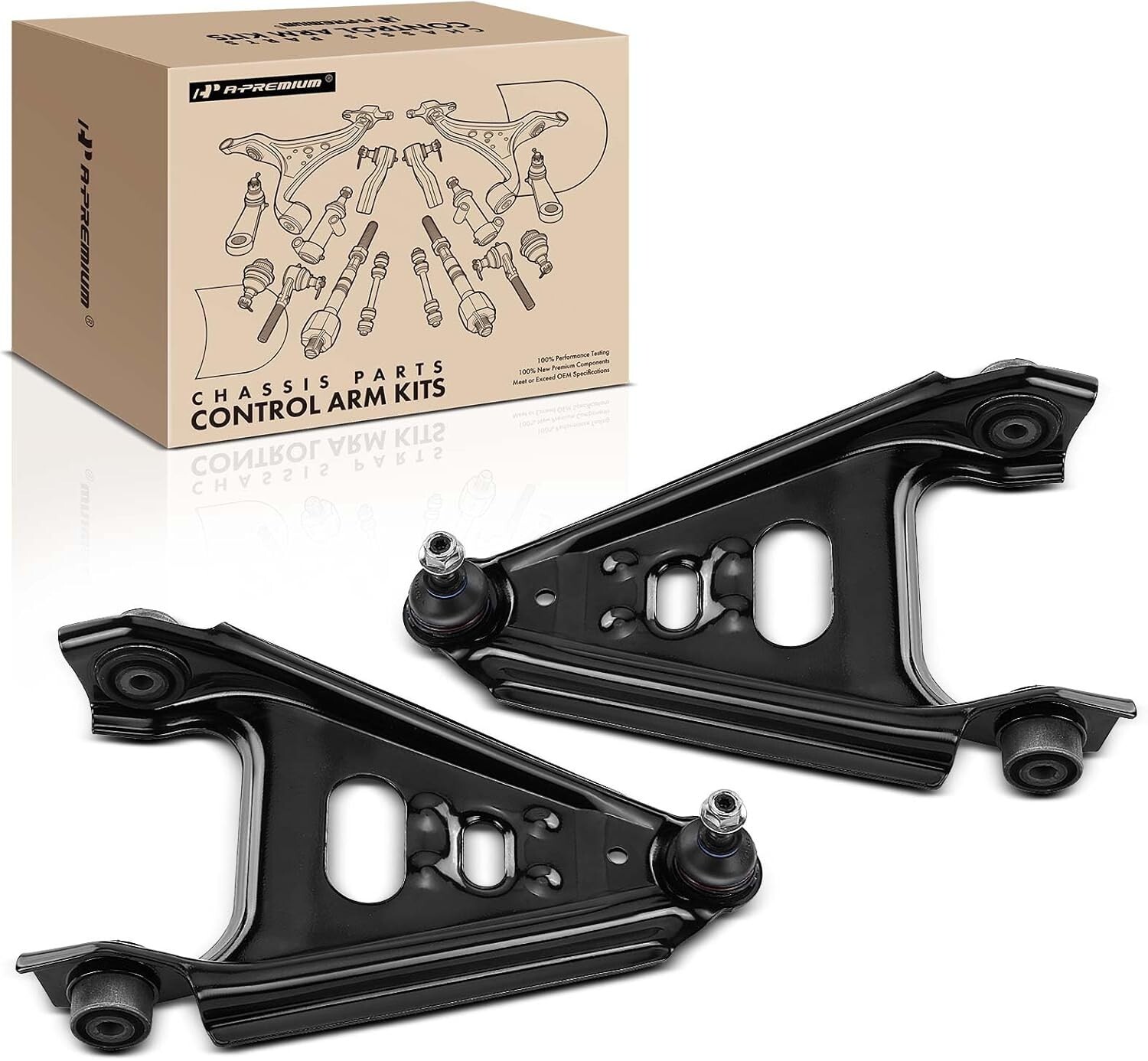 2 X Front Lower Control Arm with Ball Joint & Bushing Smart Fortwo 2008-2016