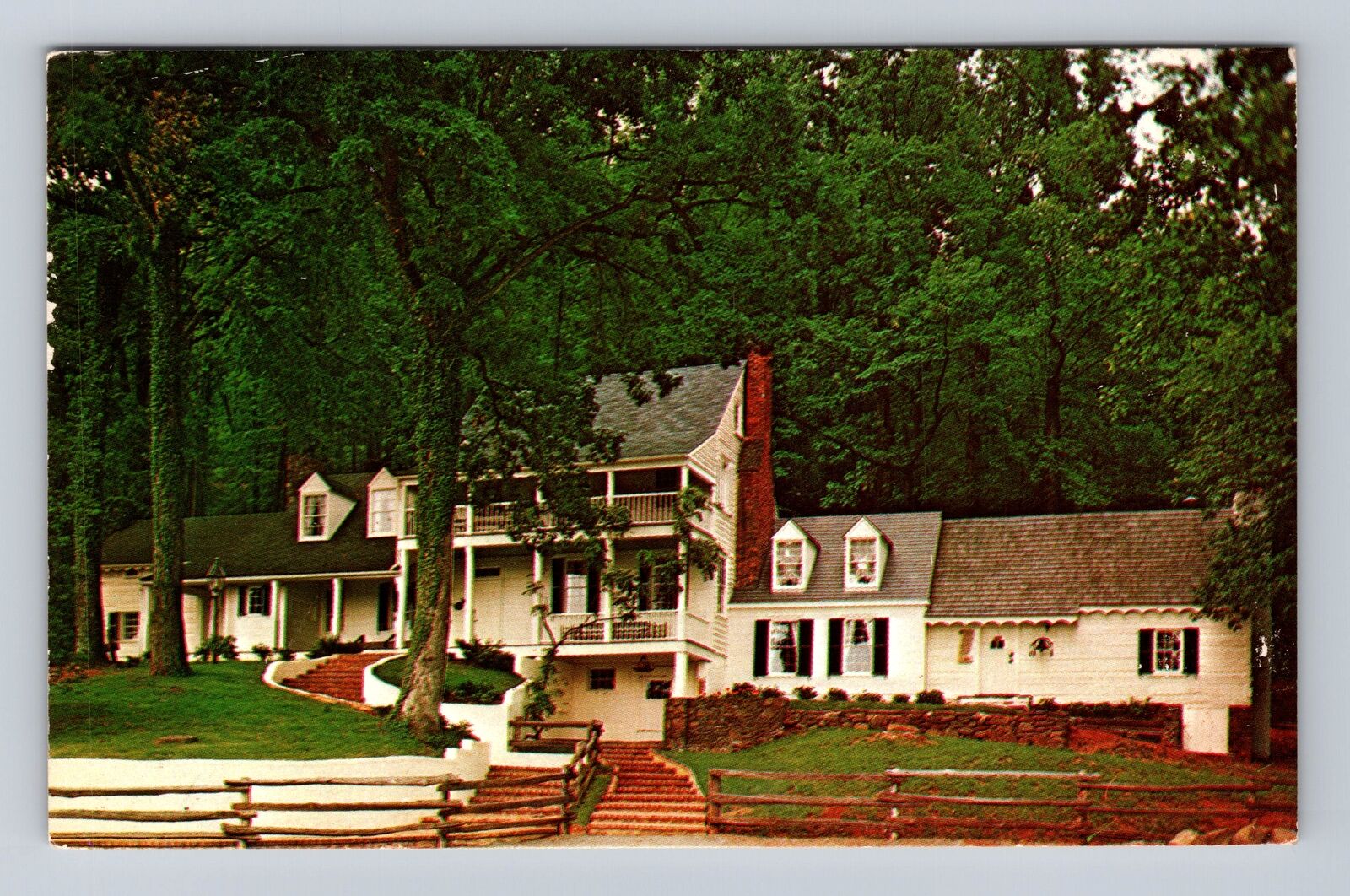 Charlottesville VA-Virginia, Michie Tavern, Antique, Vintage Souvenir Postcard