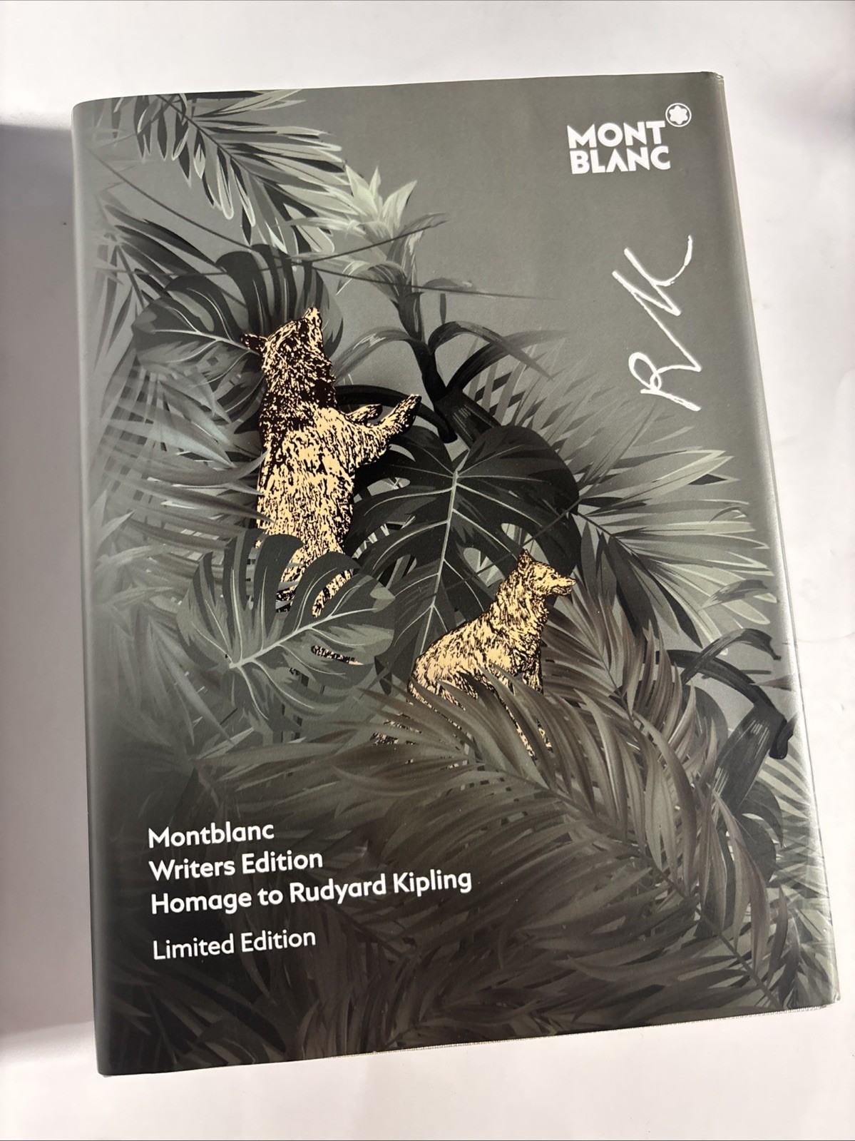 MONTBLANC Rudyard Kipling Limited Edition Rollerball Pen BOX AND BOOK COVER ONLY MONTBLANC Rudyard Kipling Limited Edition Rollerball Pen BOX AND BOOK COVER ONLY