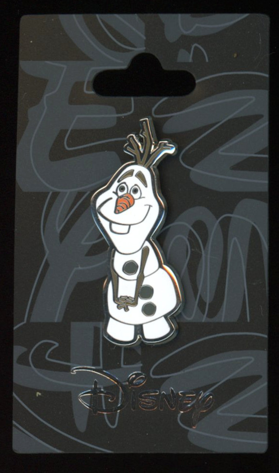 Disney Licensed Monogram Frozen Olaf Shy Pin