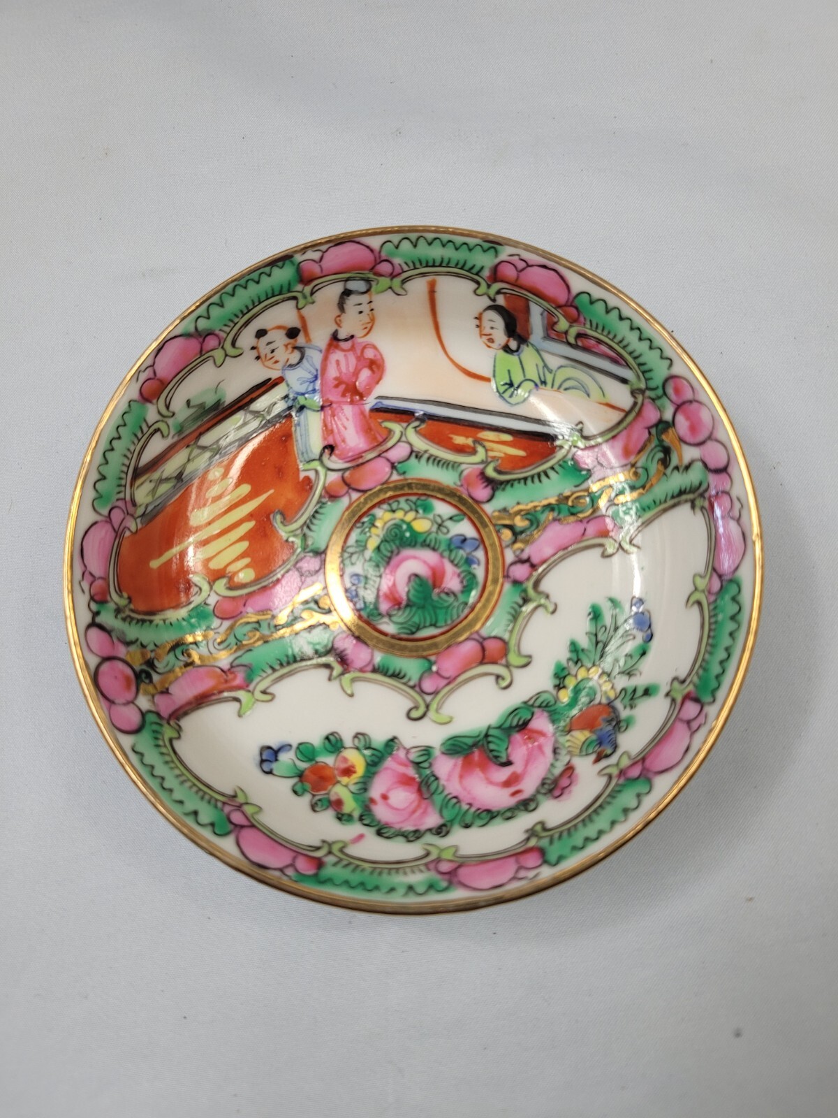 Vtg Y. T. Japense Porcelain Wares Sauce Bowls Hand DecoratedHong Kong 13pcs  22