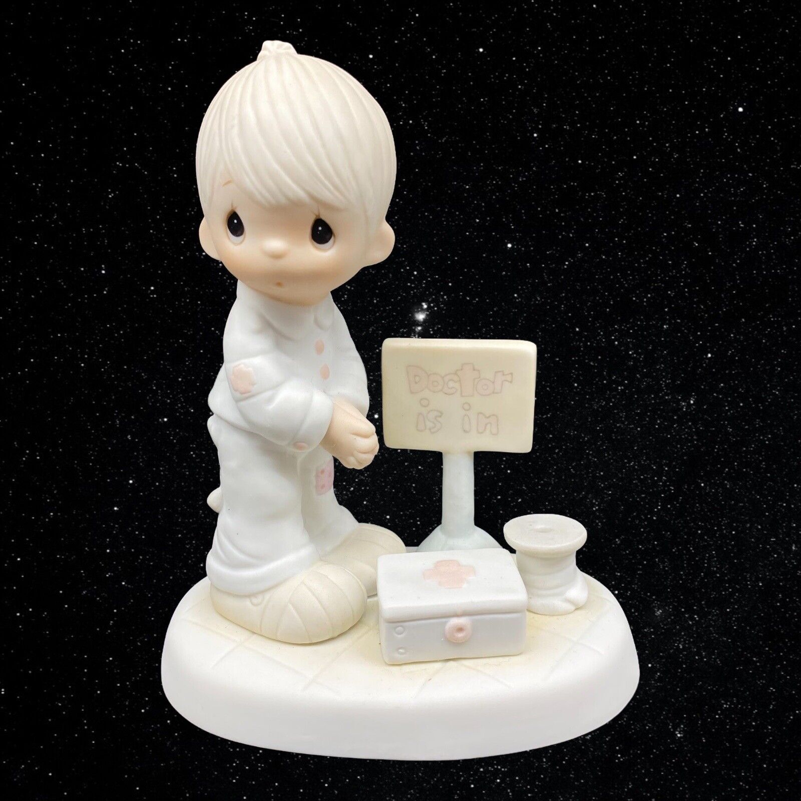 1981 Enesco Precious Moments Lord, Give Me Patience Figurine 4.5”T 4”W